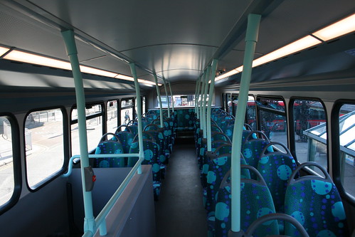 Upper Deck Interior of London United VH31 on Route 285, Kingston Cromwell Road