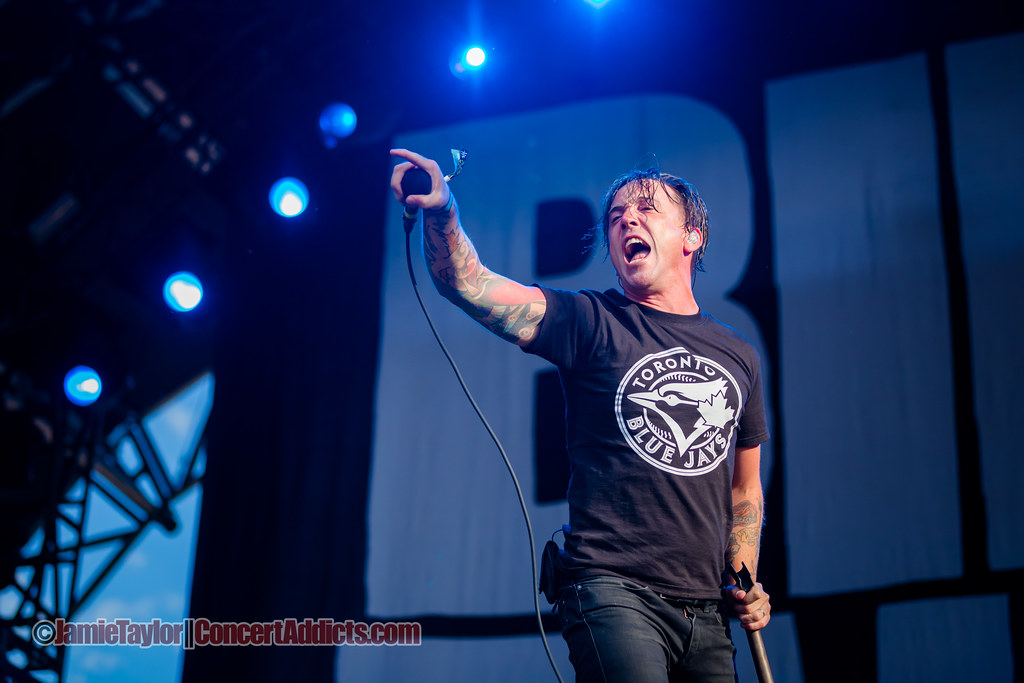 Billy Talent Performing at Pemberton Music Festival in Pemberton, BC on July 2015