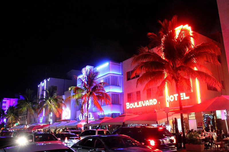 Miami Ocean Drive Art Deco District