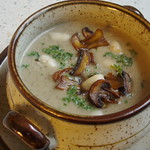 Mushroom and Butter Bean Soup