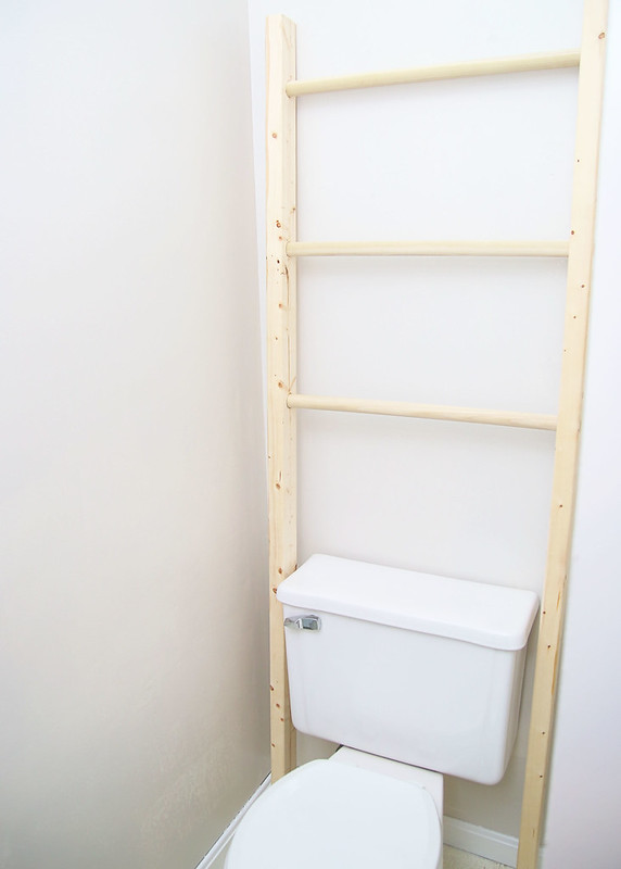 Storage Ladder in Bathroom