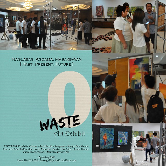 Laoag at 50 Zero Waste art exhibit