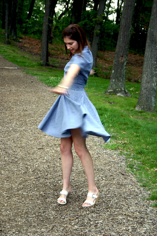 chambray dress 4