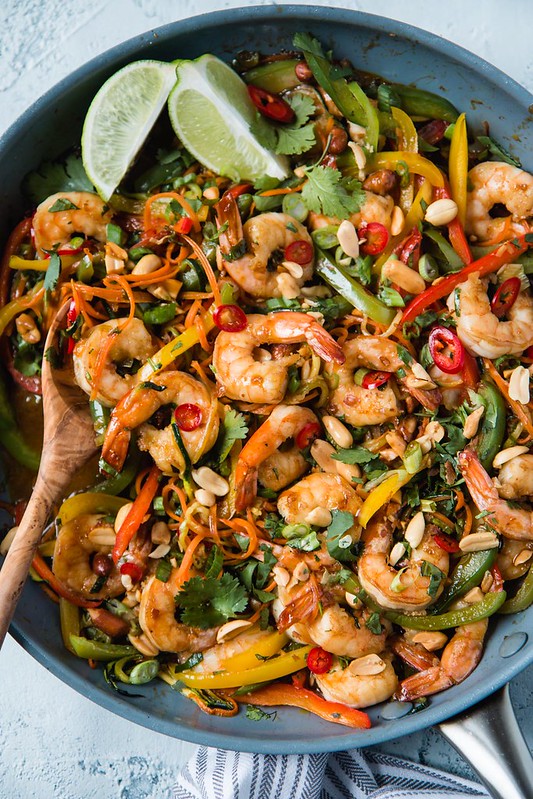 15 Minute Shrimp & Vegetable Stir Fry | Will Cook For Friends