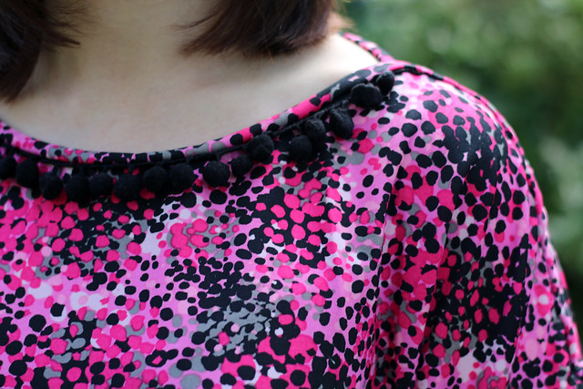 Pompom Blouse from She Wears the Pants