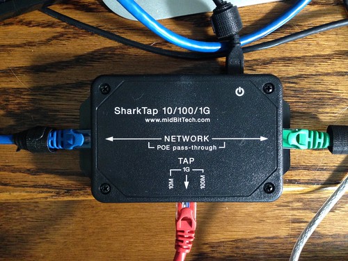 SharkTap 10/100/1G Wireshark Network Tap