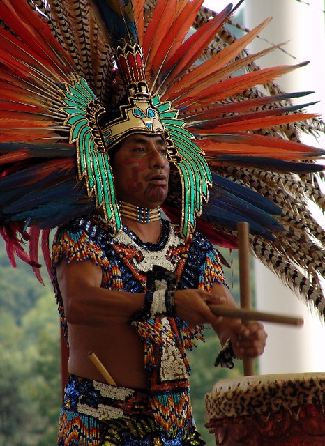 aztec drummer | Today Helen and i drove to the Cherokee Nati… | Flickr