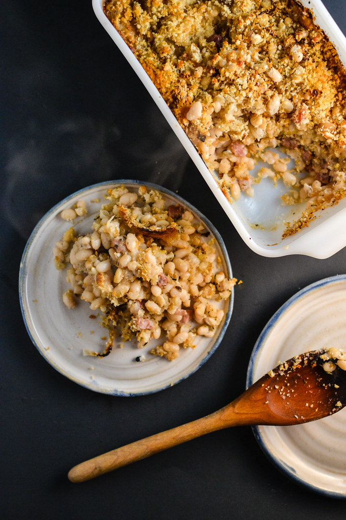 Baked Navy Beans With Pancetta | Things I Made Today