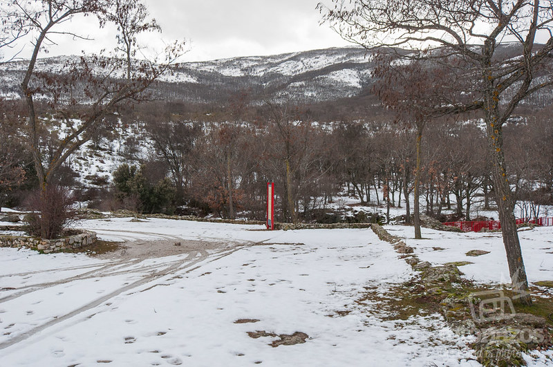 Nieve en el Valle del Lozoya