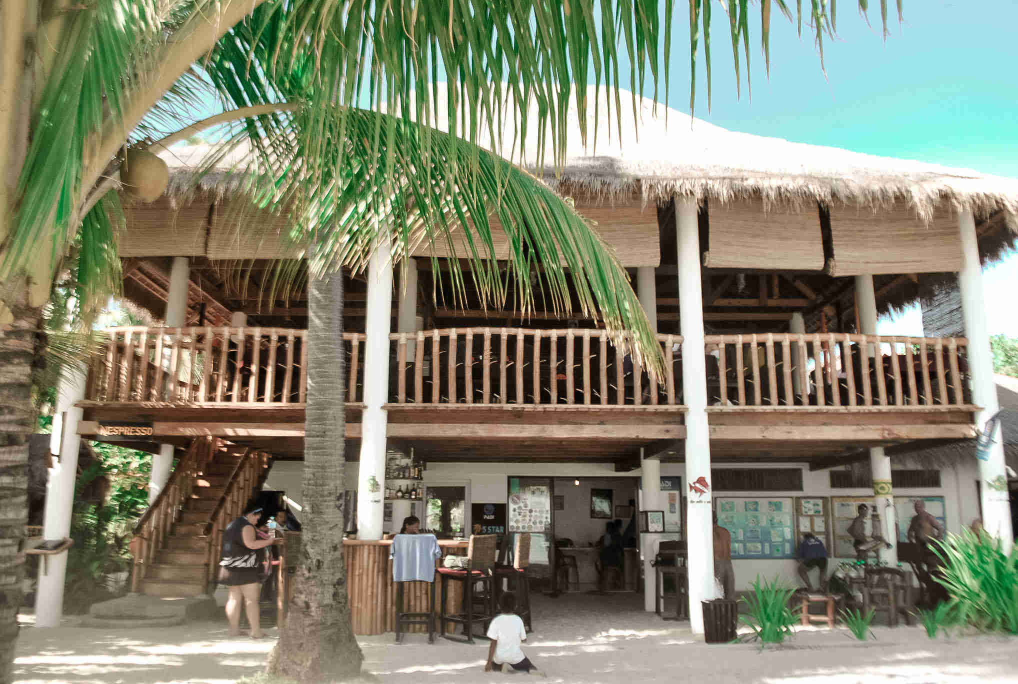A restaurant in Malapascua Island