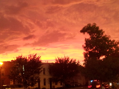 Sunset over South Capitol Street, Southeast