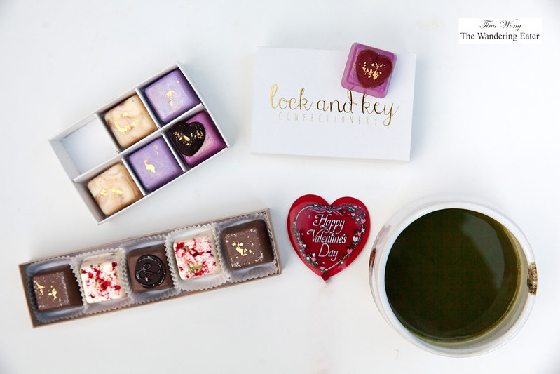 Valentine's Day chocolates - Crazy Love and I & LOVE & YOU
