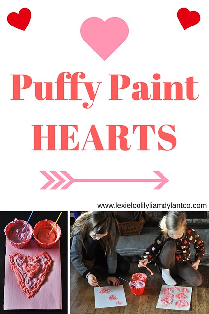 Puffy Paint Hearts