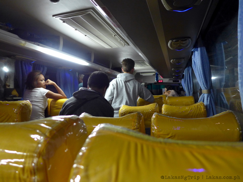Cherry Bus: Night bus from El Nido to Puerto Princesa, Palawan