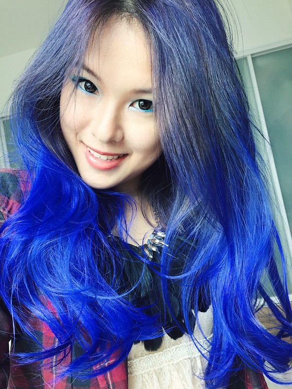 Blue hair @ HARETA HAIR STUDIO
