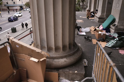 Homeless at Old San Francisco Mint