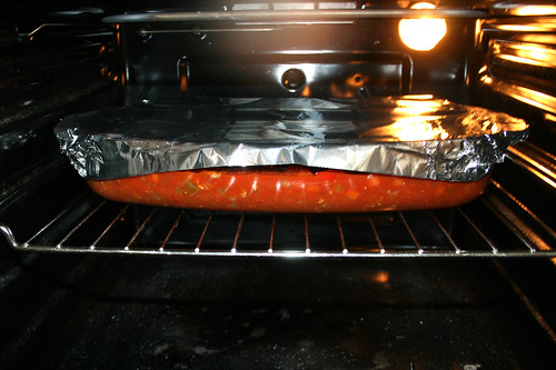 57 - Auflaufform in kalten Ofen stellen / Put casserole in cold oven