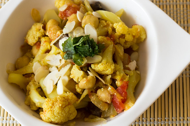 Curry rápido de coliflor
