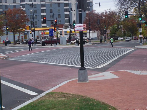 Specialized intersection treatment, Georgia and Kansas Avenues NW, Washington, DC