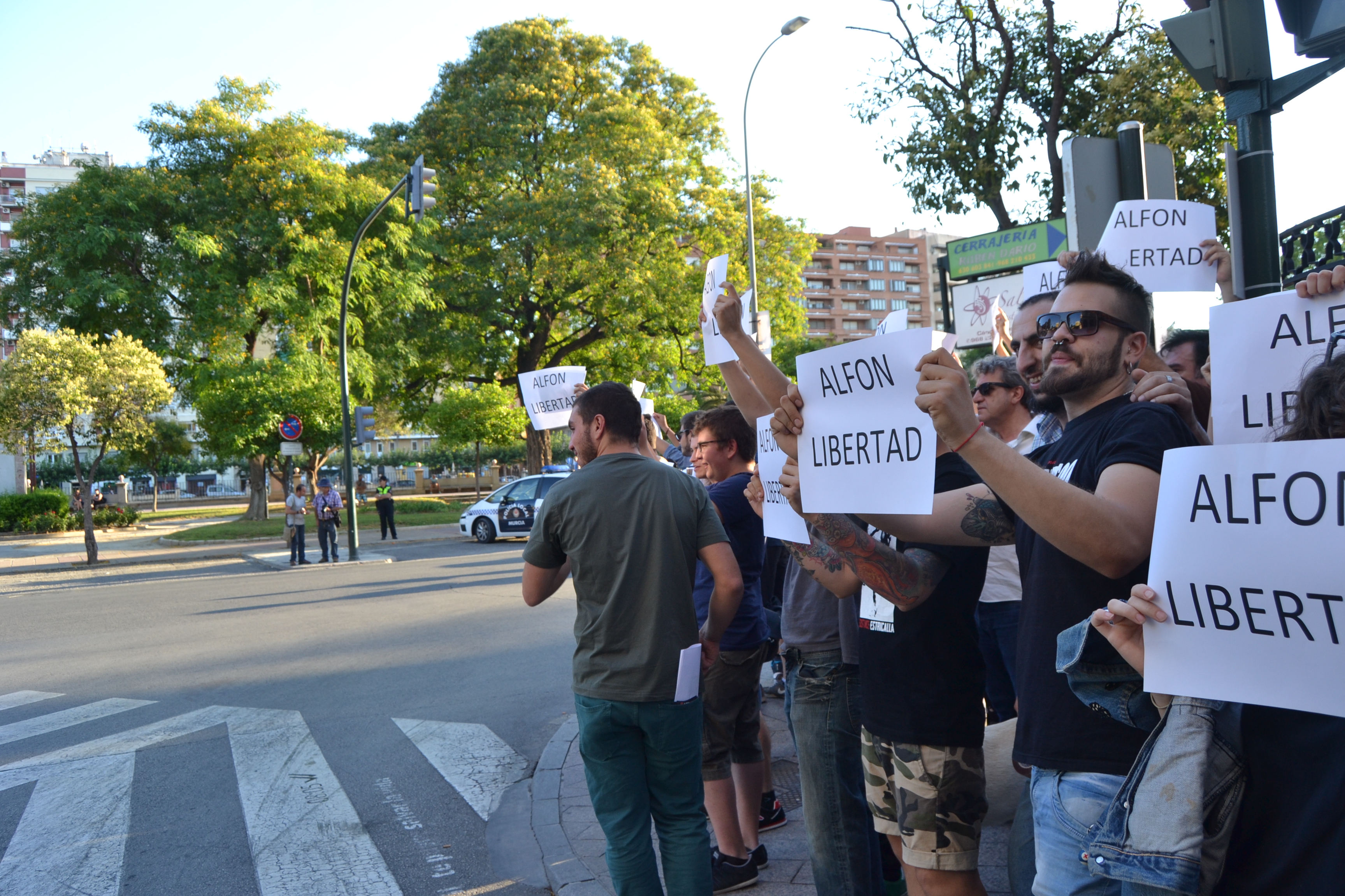 Murcia, Los Garres y manifestación de apoyo #Alfonlibertad 18/06/2015. Fotos de #zeroanodino para #URBANARTIMAÑA