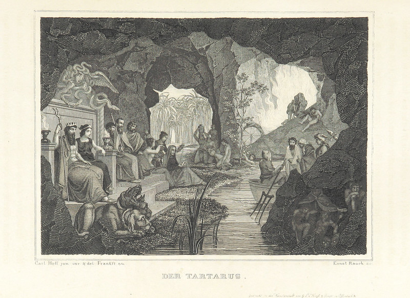 Illustrations from "The World Theater, or The Universal World History From Creation To The Year 1840, etc" by C Strahlheim, 1834-41 - The Tartarus