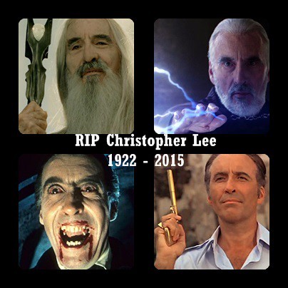 RIP christopher lee