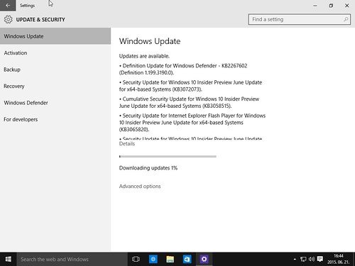 Windows 10 Pro Insider Preview, Build 10130 #17
