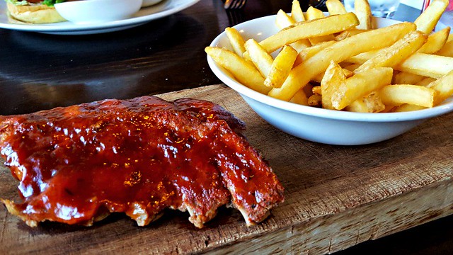 Ribs and Fries, child free weekend