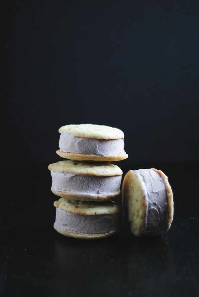 Strawberry Ice Cream Cookie Sandwiches