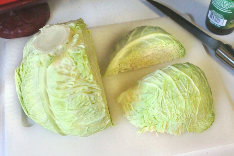 Shredding cabbage
