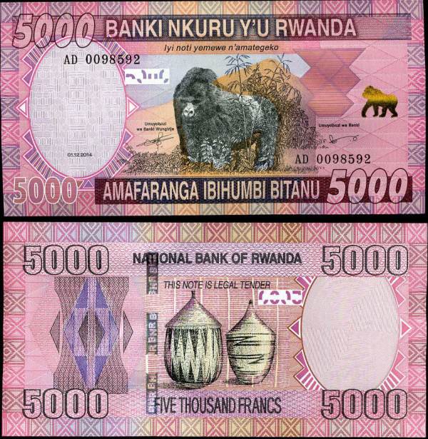 5000 frankov Rwanda 2014/15