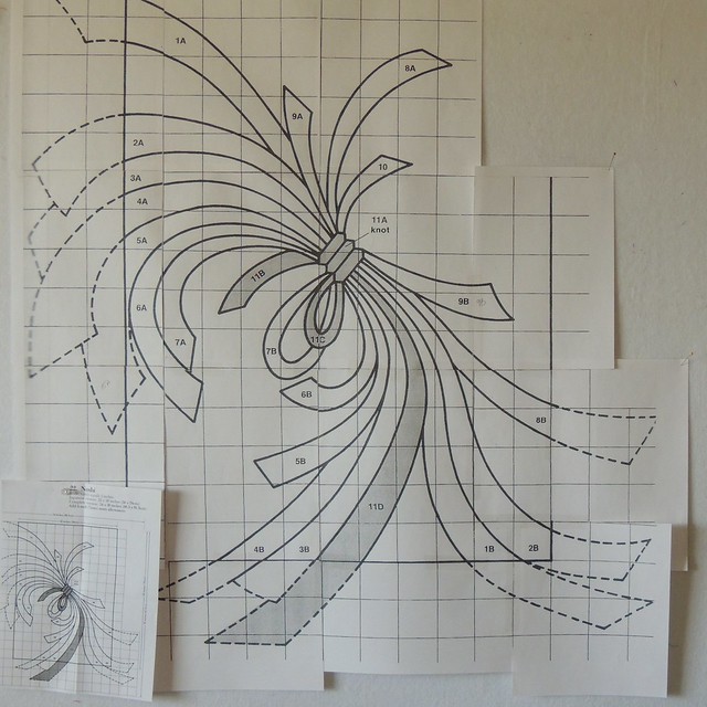 enlarged pattern on my design wall