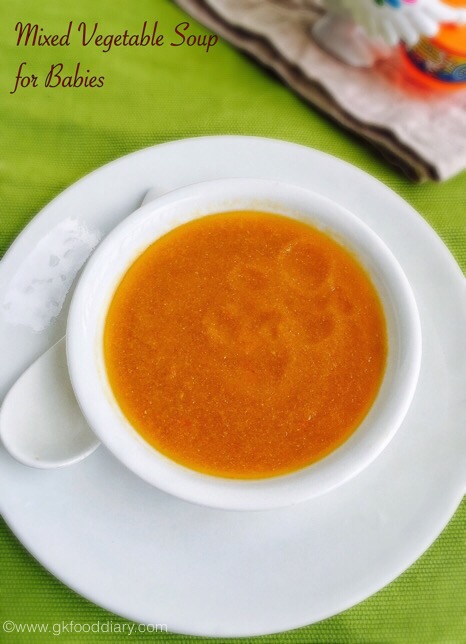 Mixed Vegetable Soup for Babies 1