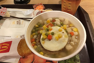 HK McDonalds - Sausage N Egg Twisty Pasta