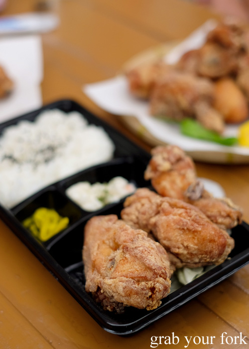 Johnny's Fried Chicken set meal in Nara, Japan
