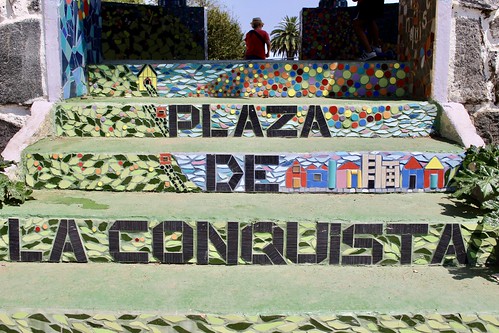 Mosaicos de Plaza La Conquista