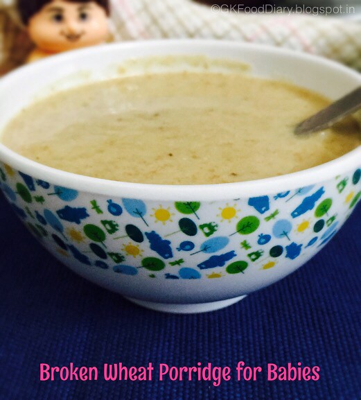 Broken Wheat Porridge for Babies 3