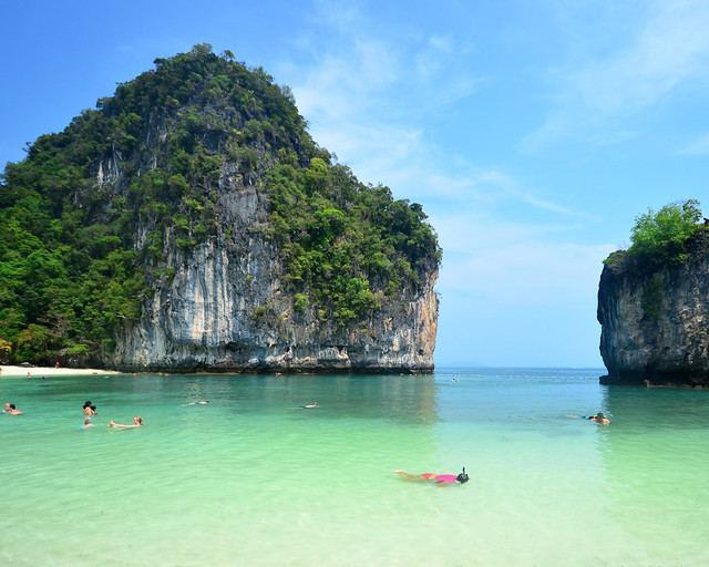 La playa de Koh Hong, de las playas más increíbles de Tailandia sin duda alguna