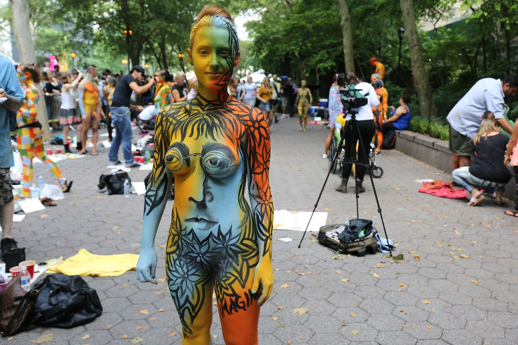 Amsterdam Bodypainting Day | Models and artists of the 