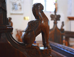 bench end: camel (15th Century)