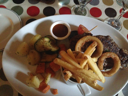 Steak at Byrnes Restaurant in Ennistimon