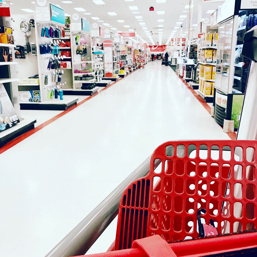 shopping at Target