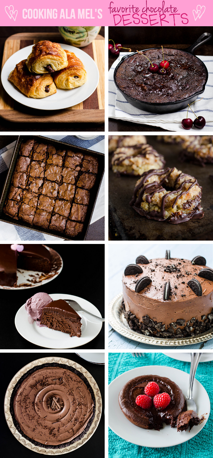 Favorite Chocolate Desserts | cookingalamel.com