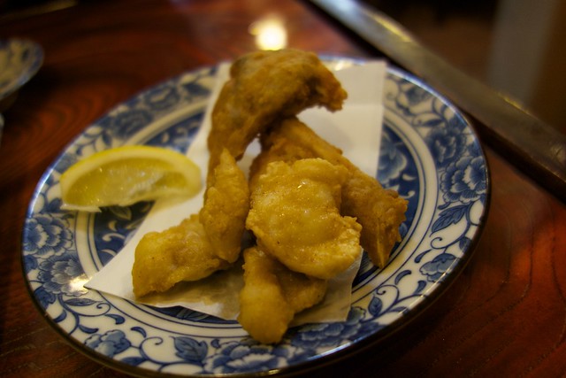 フグの唐揚げ  Deep-fried globefish