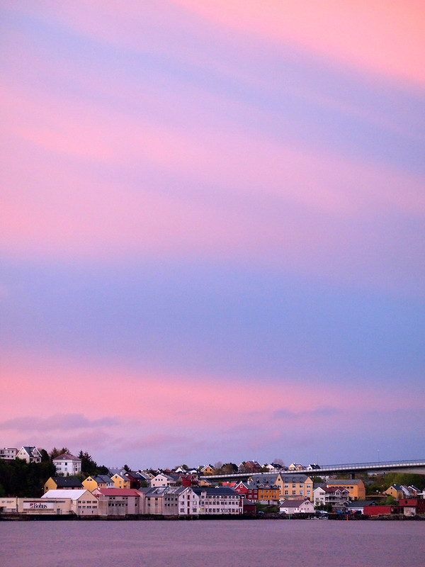 Sunset in Kristiansund, Norway