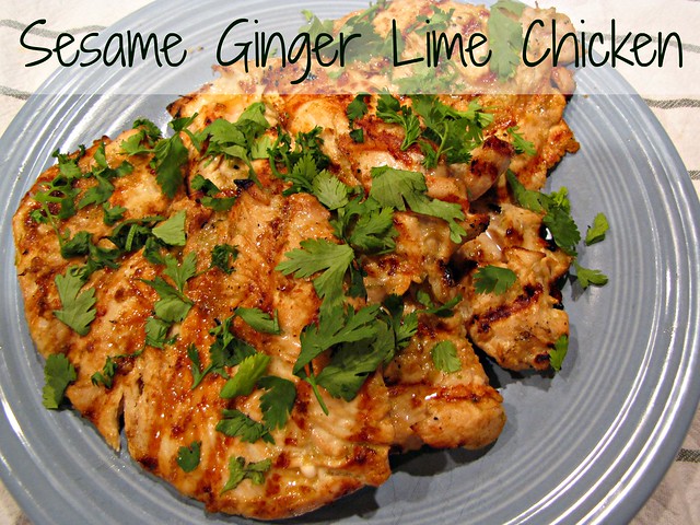 Sesame Ginger Lime Chicken