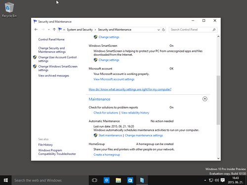 Windows 10 Pro Insider Preview, Build 10130 #16