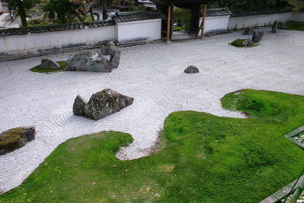 Green Zen Garden | The grassy bit was not this green, but I … | Flickr