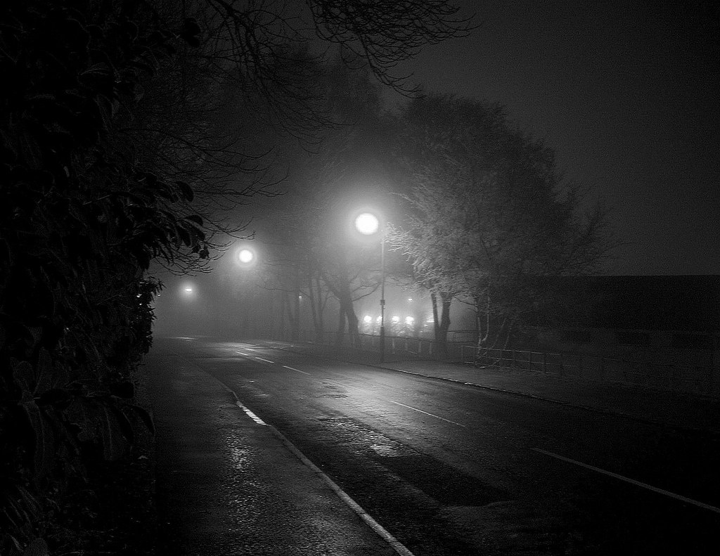 Cold Misty Night | I took this shot at the end of my street … | Flickr