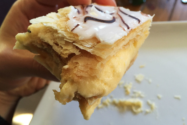 Vanilla slice: St Malo Bakery